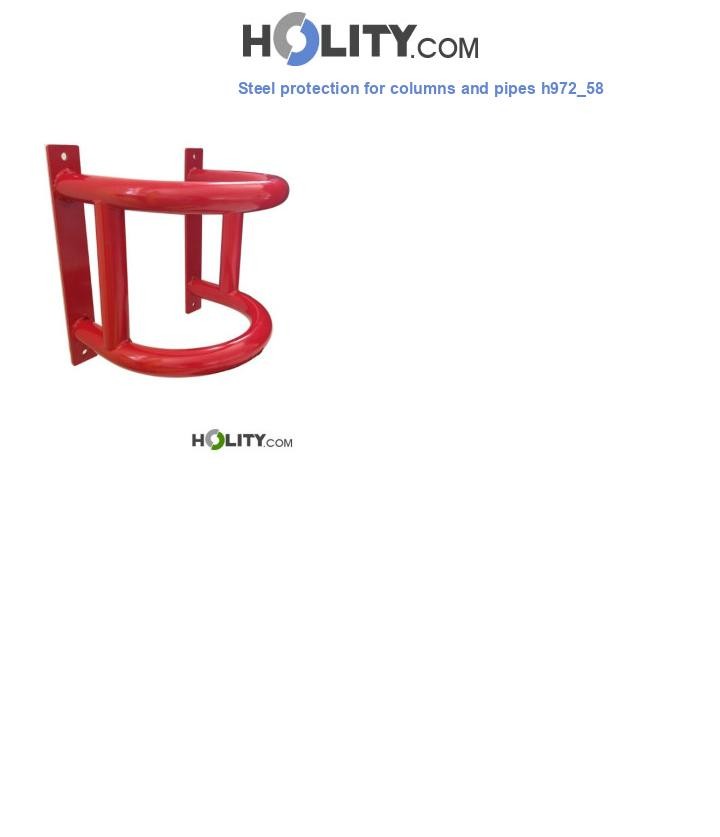 Steel protection for columns and pipes h972_58