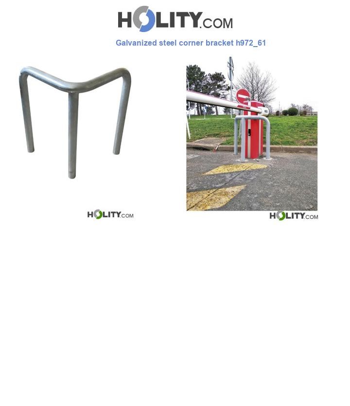 Galvanized steel corner bracket h972_61
