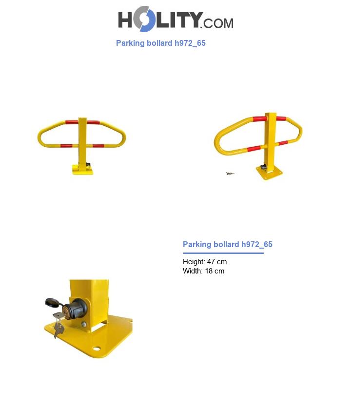 Parking bollard h972_65