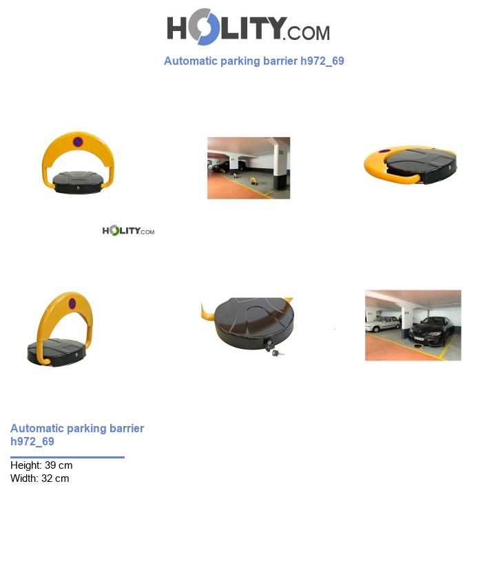 Automatic parking barrier h972_69