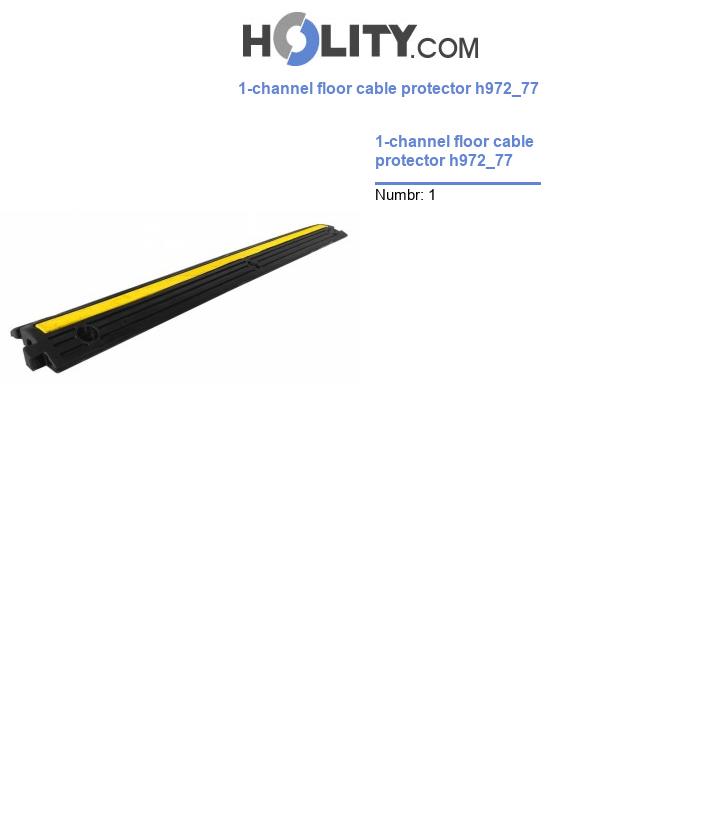 1-channel floor cable protector h972_77