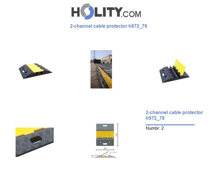 2-channel cable protector h972_78