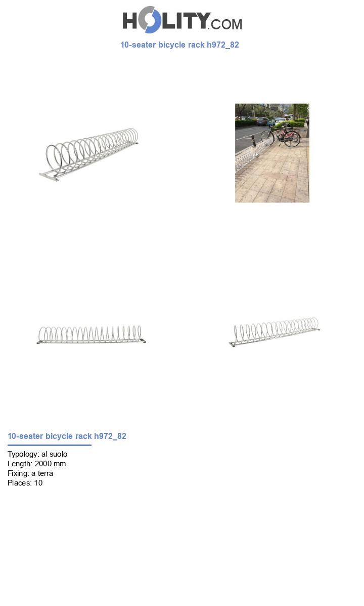 10-seater bicycle rack h972_82
