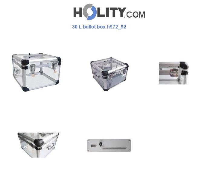 30 L ballot box h972_92