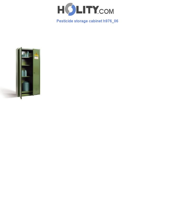 Pesticide storage cabinet h976_06