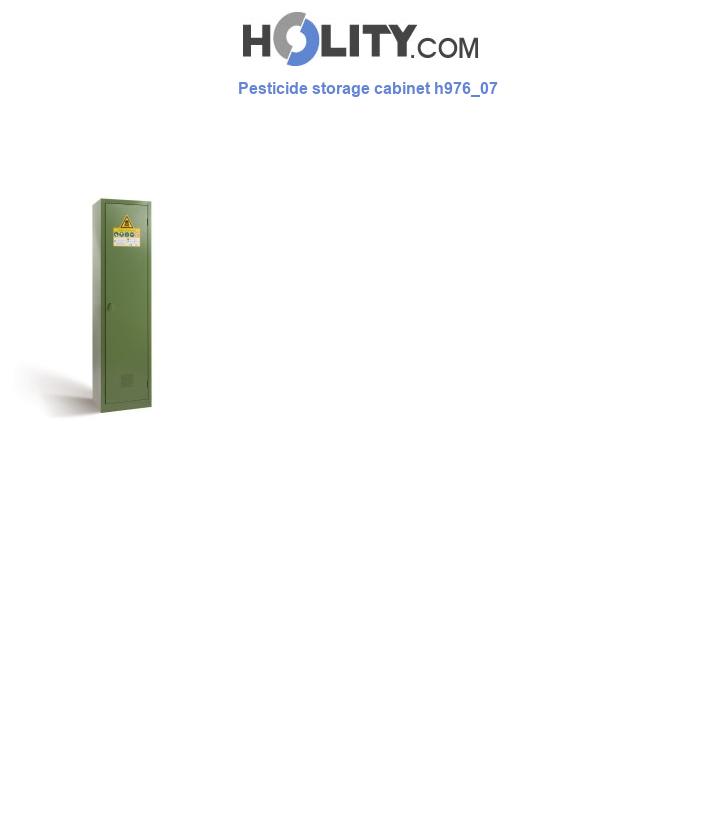 Pesticide storage cabinet h976_07