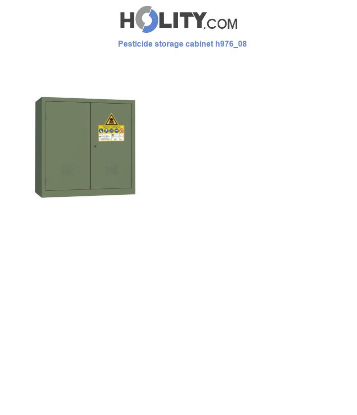 Pesticide storage cabinet h976_08