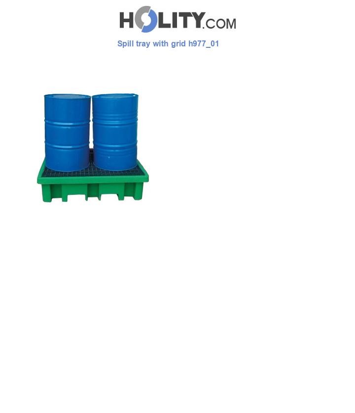 Spill tray with grid h977_01