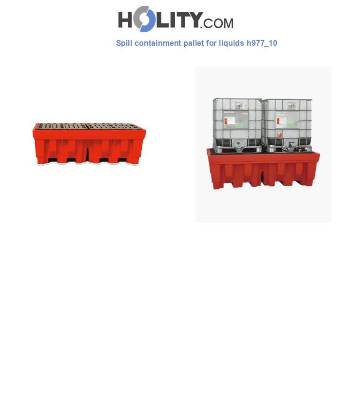 Spill containment pallet for liquids h977_10