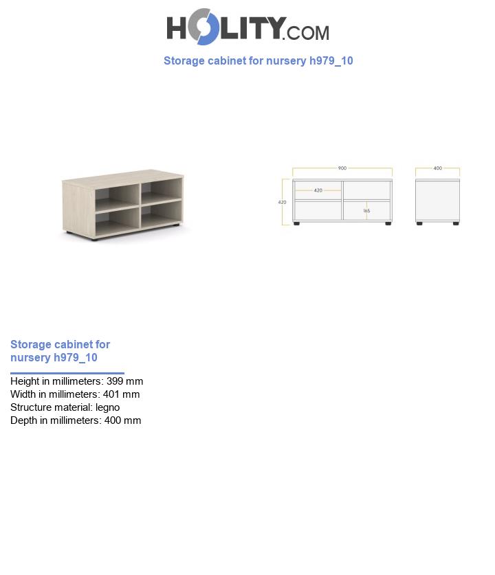 Storage cabinet for nursery h979_10
