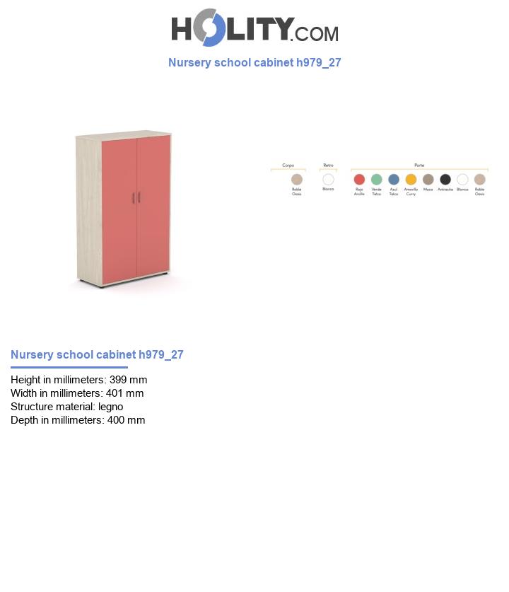 Nursery school cabinet h979_27