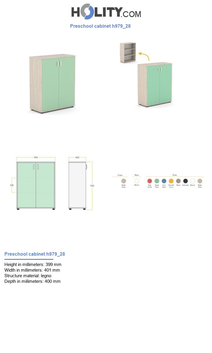 Preschool cabinet h979_28