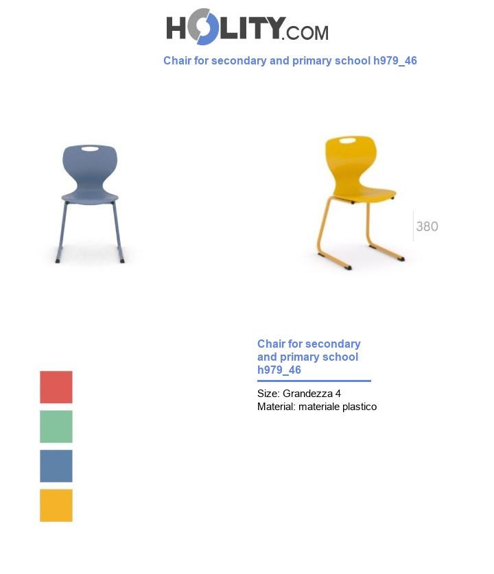 Chair for secondary and primary school h979_46