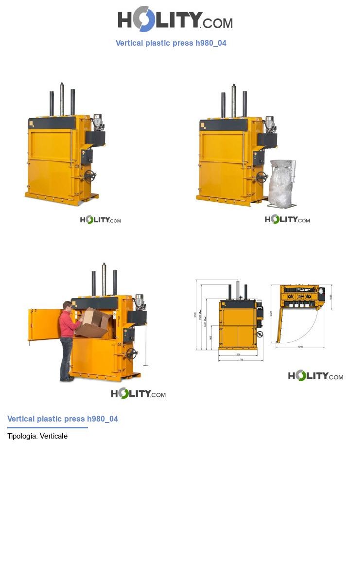 Vertical plastic press h980_04