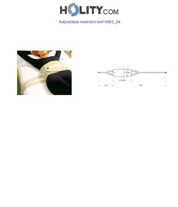 Adjustable restraint belt h983_04