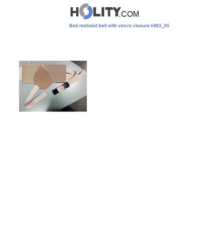 Bed restraint belt with velcro closure h983_05