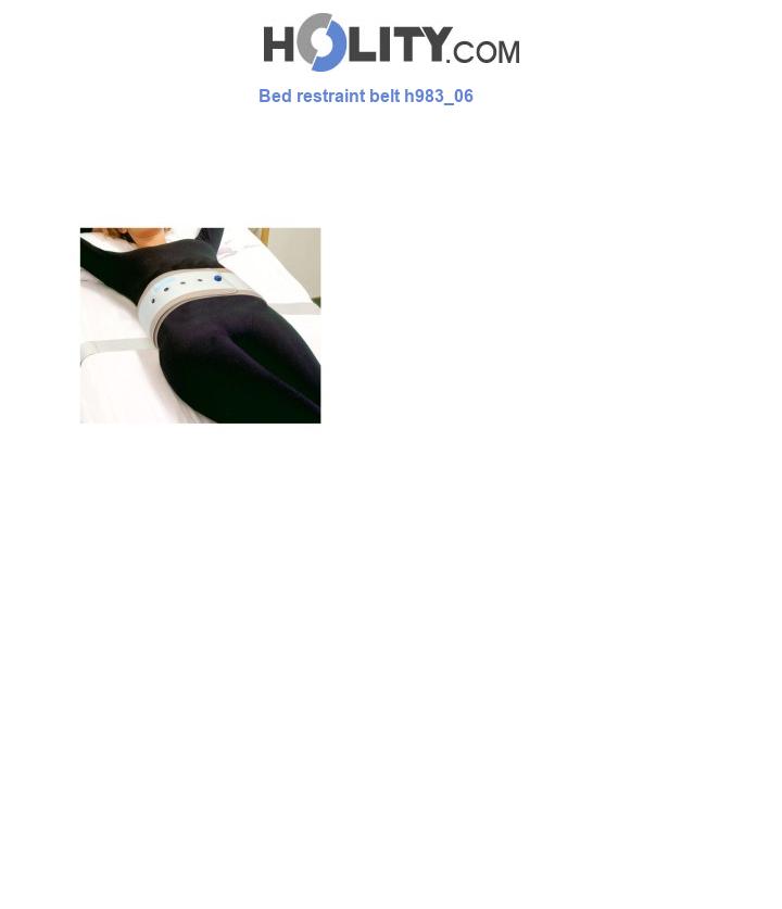 Bed restraint belt h983_06