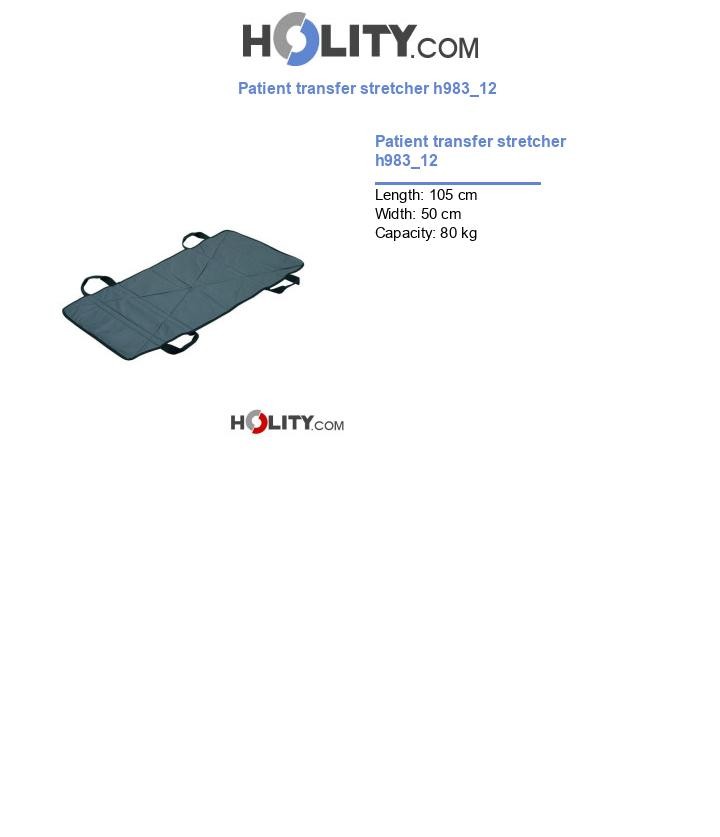 Patient transfer stretcher h983_12