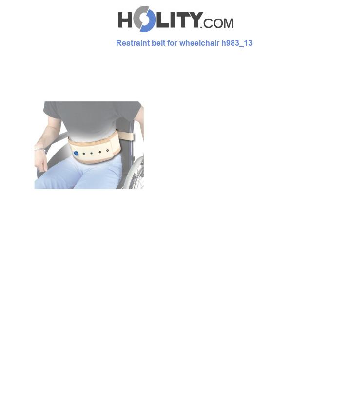 Restraint belt for wheelchair h983_13