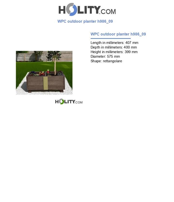 WPC outdoor planter h986_09