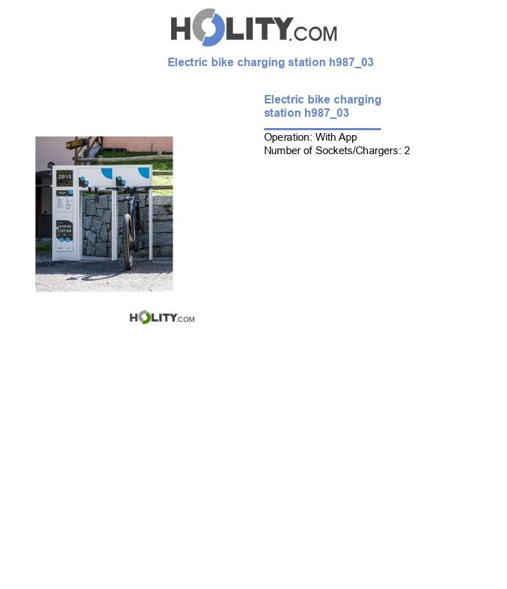 Electric bike charging station h987_03