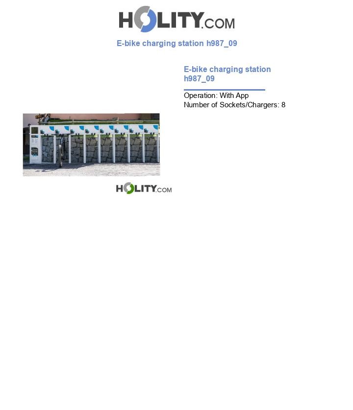 E-bike charging station h987_09