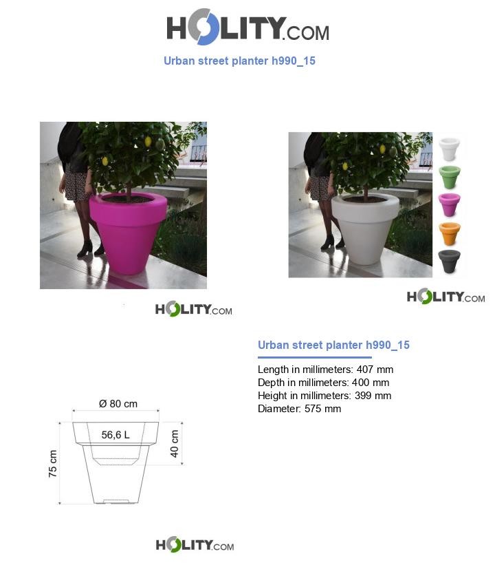 Urban street planter h990_15