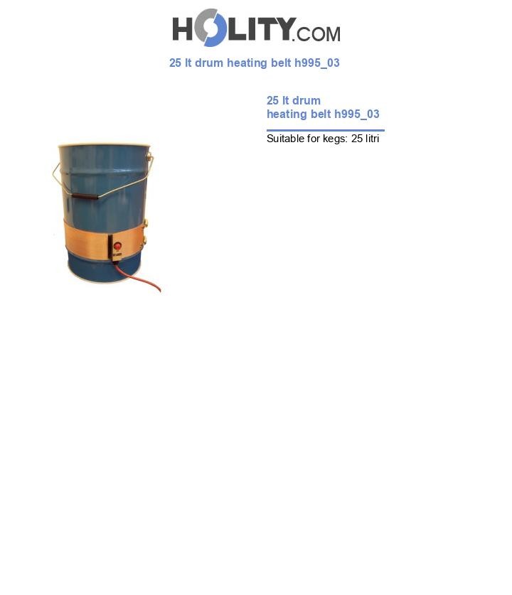 25 lt drum heating belt h995_03