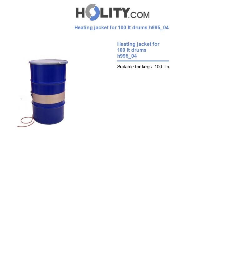 Heating jacket for 100 lt drums h995_04