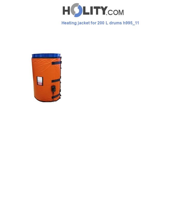 Heating jacket for 200 L drums h995_11
