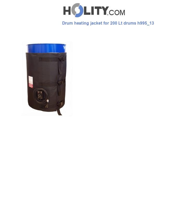 Drum heating jacket for 200 Lt drums h995_13