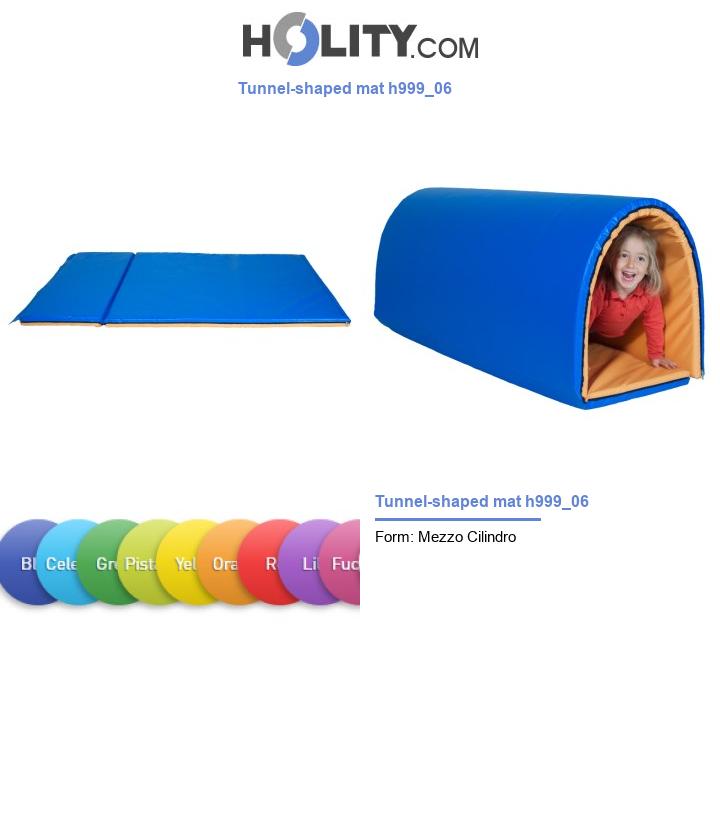 Tunnel-shaped mat h999_06