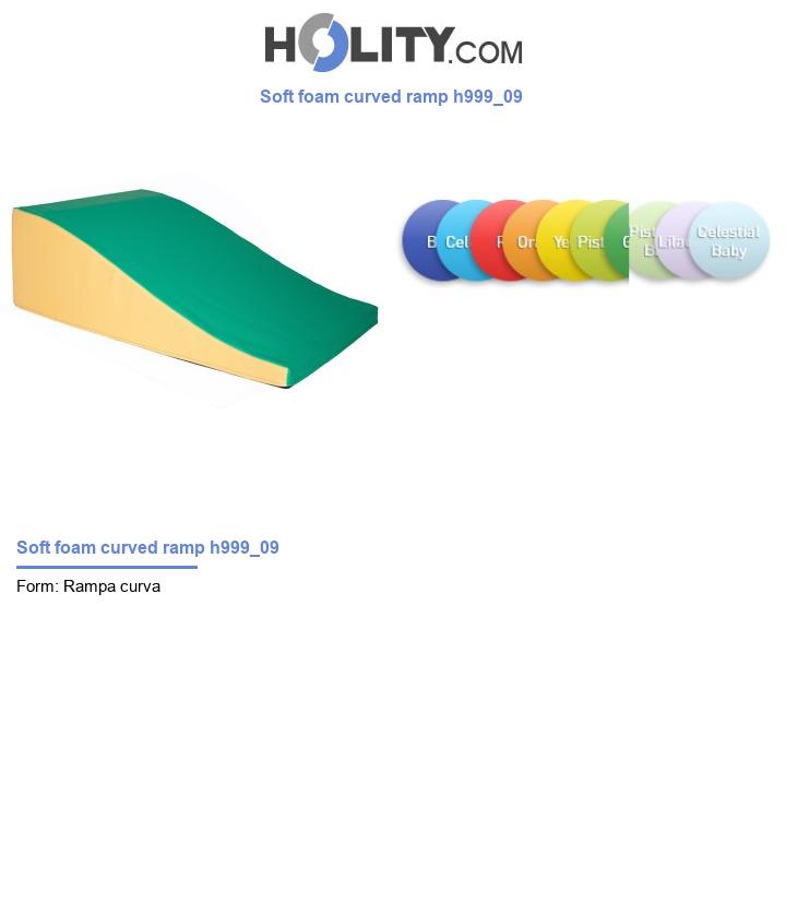 Soft foam curved ramp h999_09