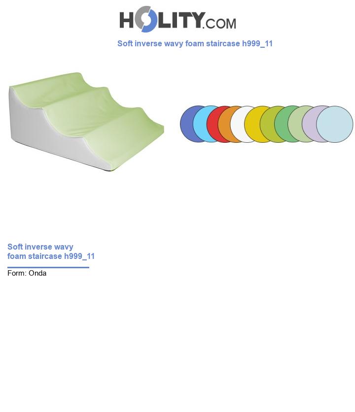 Soft inverse wavy foam staircase h999_11