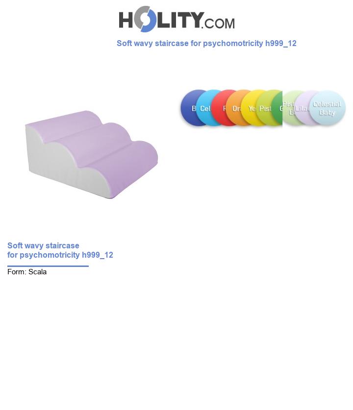 Soft wavy staircase for psychomotricity h999_12