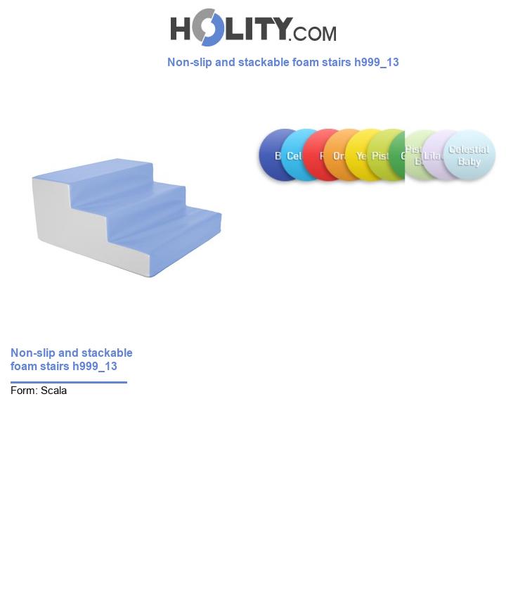 Non-slip and stackable foam stairs h999_13
