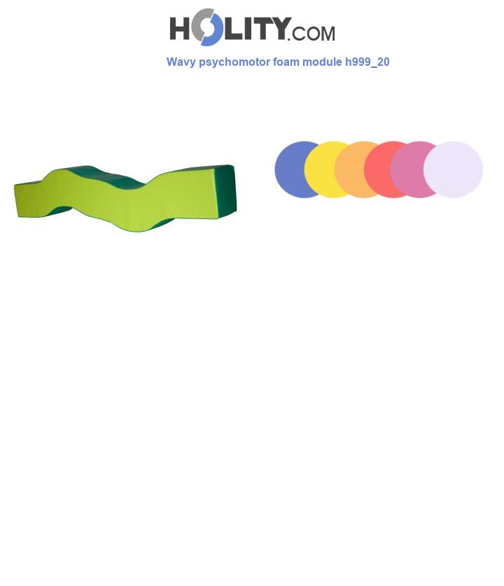 Wavy psychomotor foam module h999_20