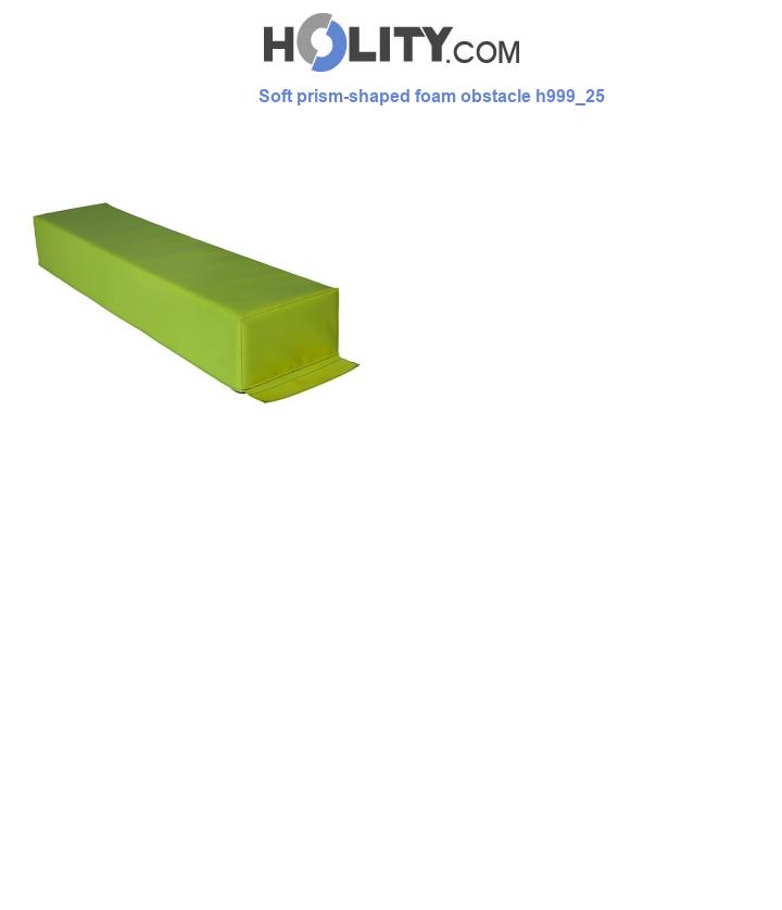 Soft prism-shaped foam obstacle h999_25