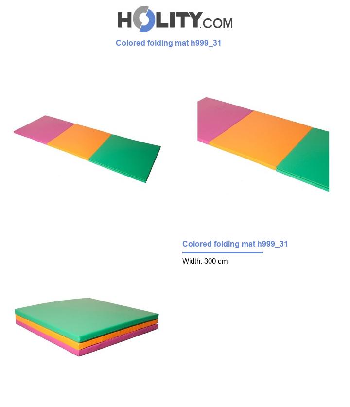 Colored folding mat h999_31