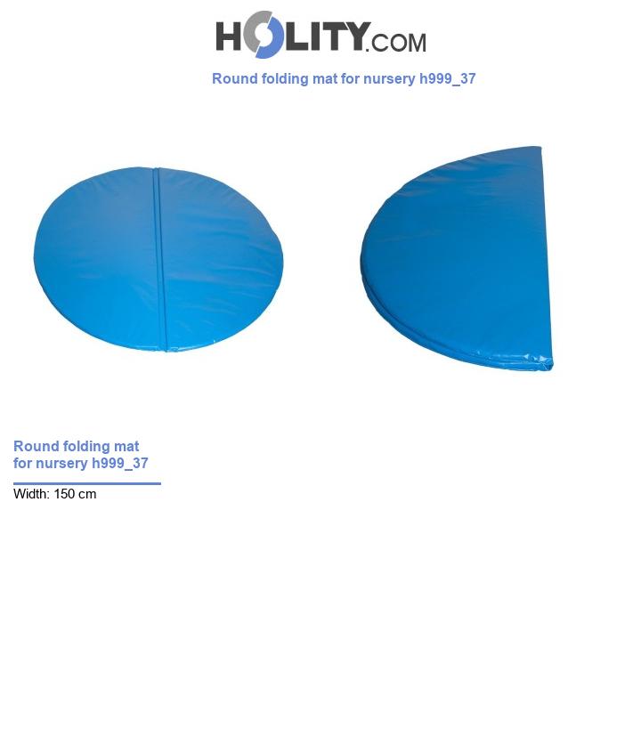 Round folding mat for nursery h999_37