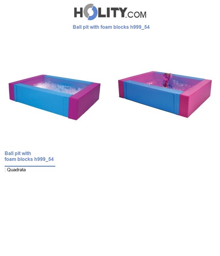 Ball pit with foam blocks h999_54