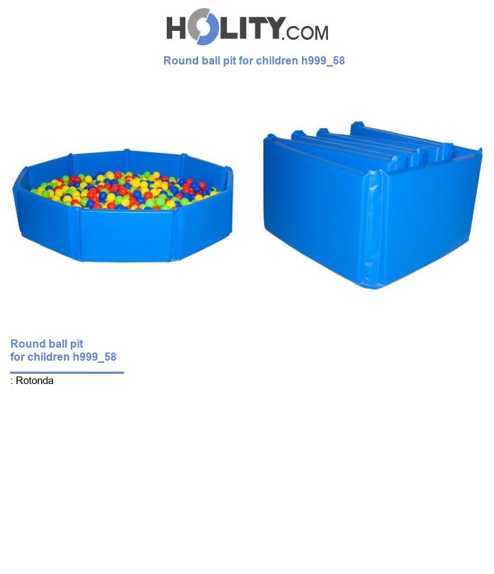 Round ball pit for children h999_58
